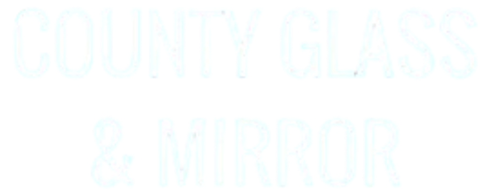 Logo featuring a white truck towing a trailer. 