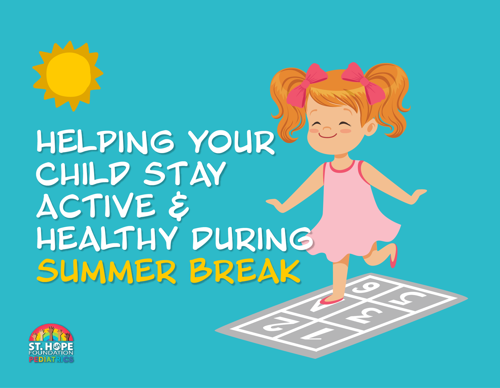 pediatricians advice for keeping children active during summer 
