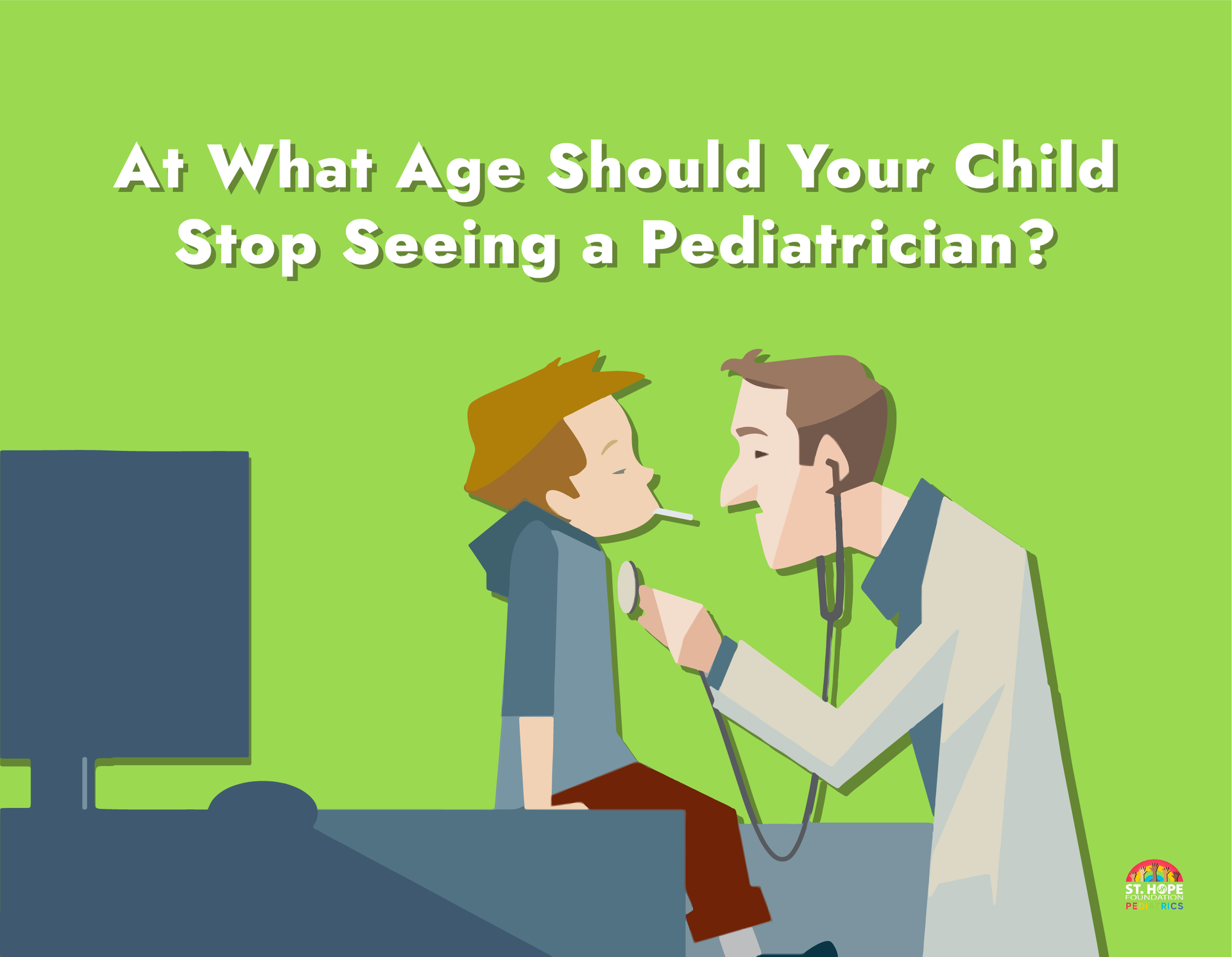 when should you stop seeing a pediatrician