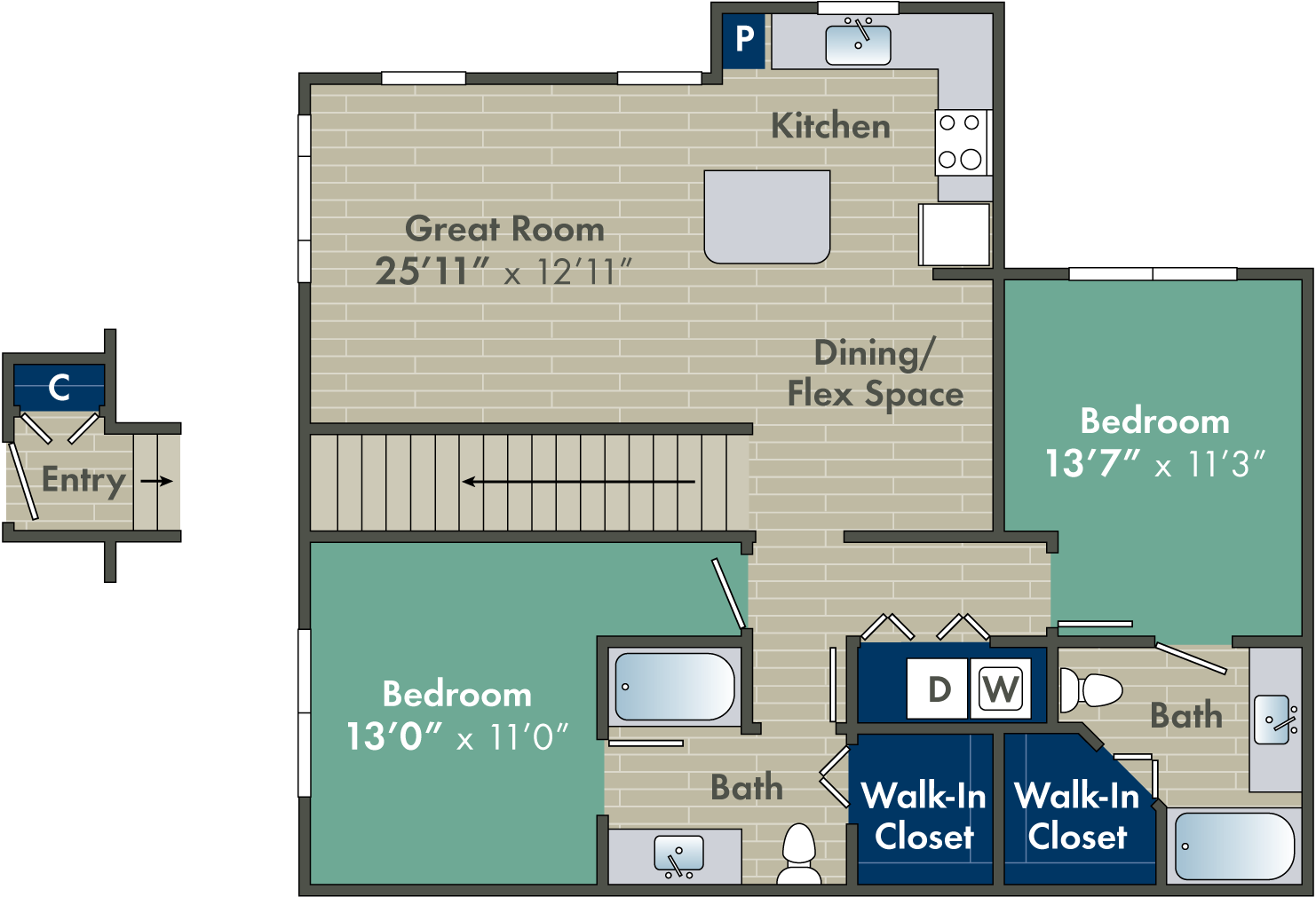 Cottages at Cades Cove - Floor Plan 6