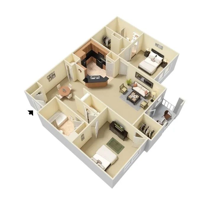 2-Bedroom-Style-1 no garage