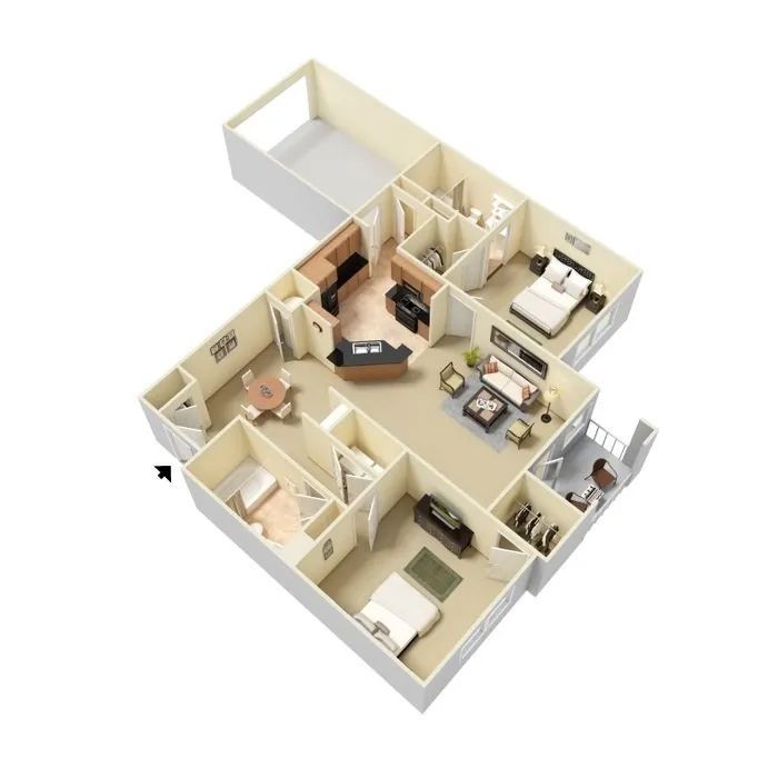 2-Bedroom-Style-1