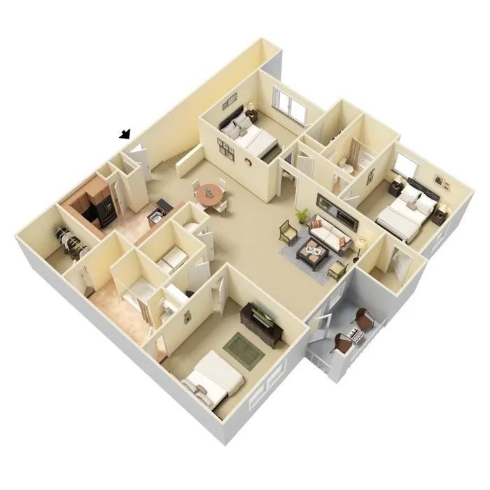 3-Bedroom-With-Garage