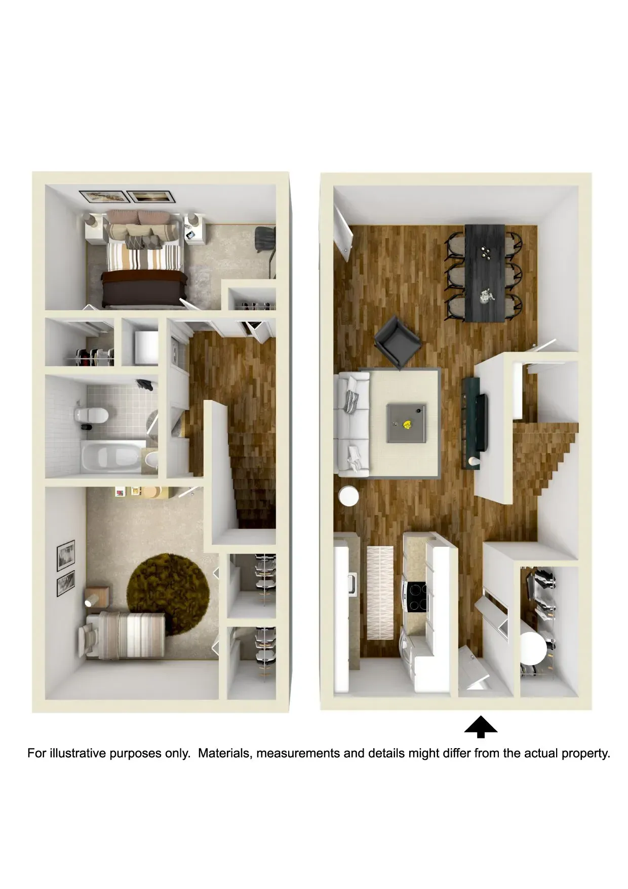 2 Bed furnished