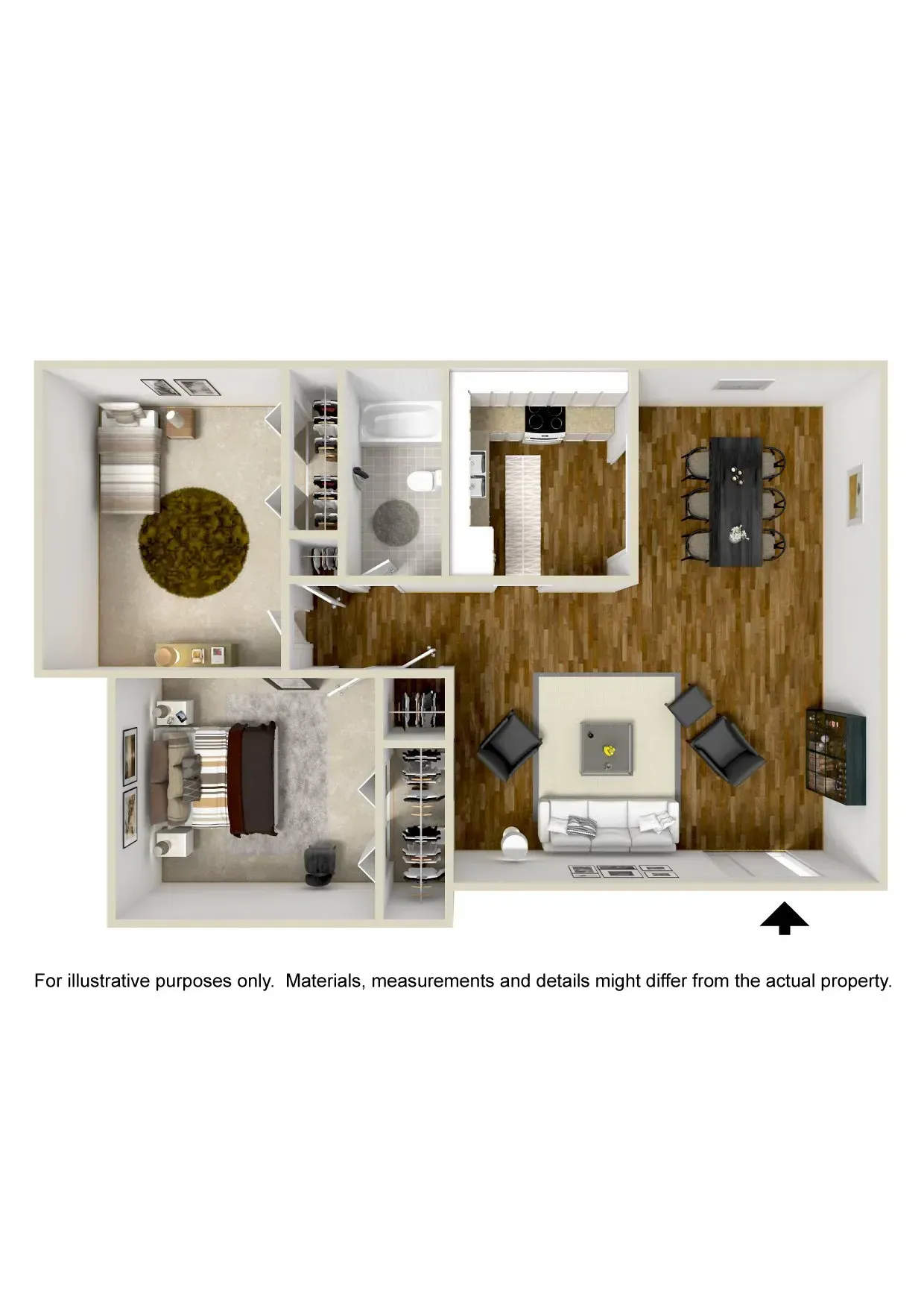 2 Bed furnished
