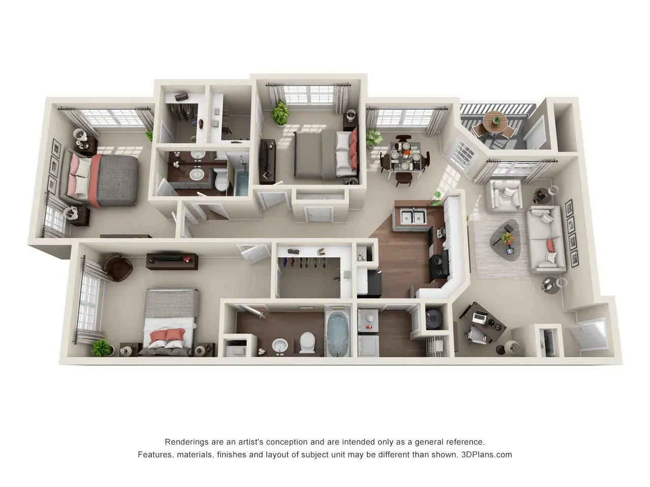 Charleston 3 Bedroom