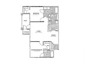 Piedmont 2 Bed