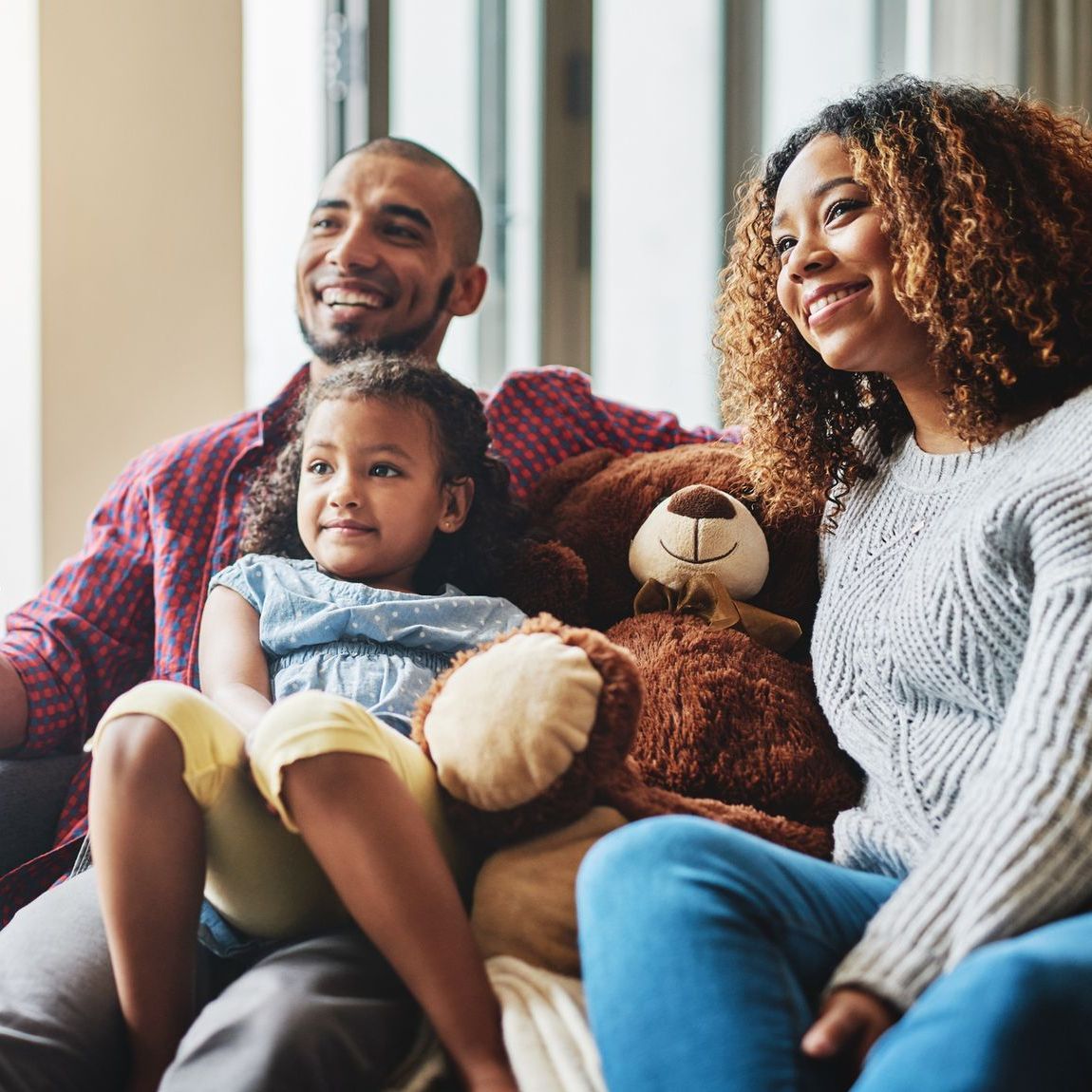 Family sitting together