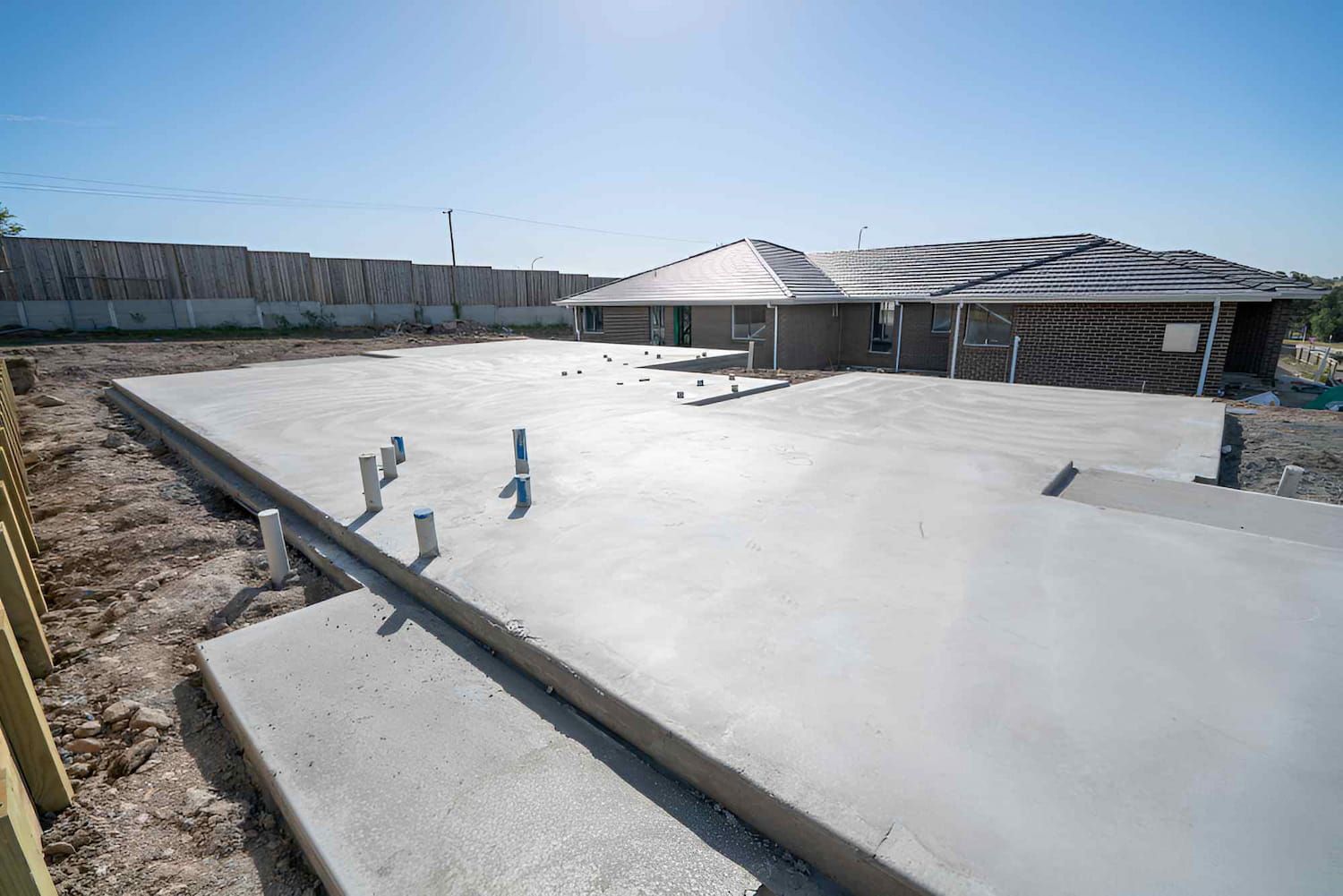 A House Is Being Built On A Concrete Foundation — Burton Group In Ciccone, NT