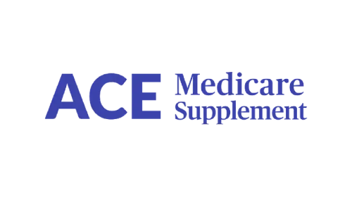 ACE Medicare Supplement logo in blue on white background.