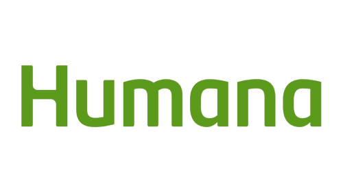 Humana logo in green text on white background.