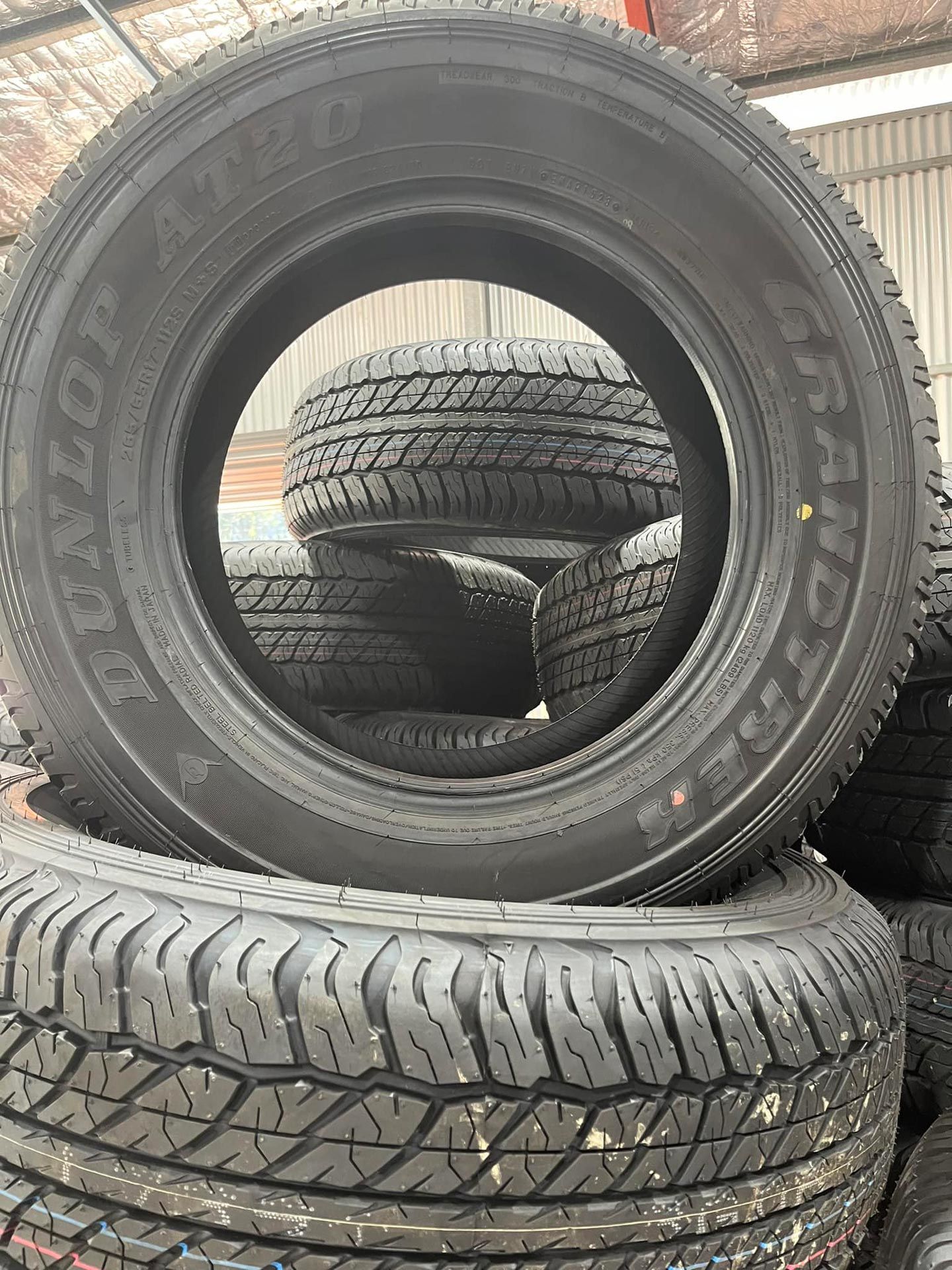 A Stack Of Tyres