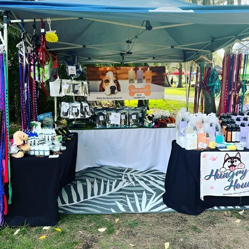 Dog Treat and Accessory Vendor at an Outdoor Market — Pet ID Collars in Wamberal, NSW