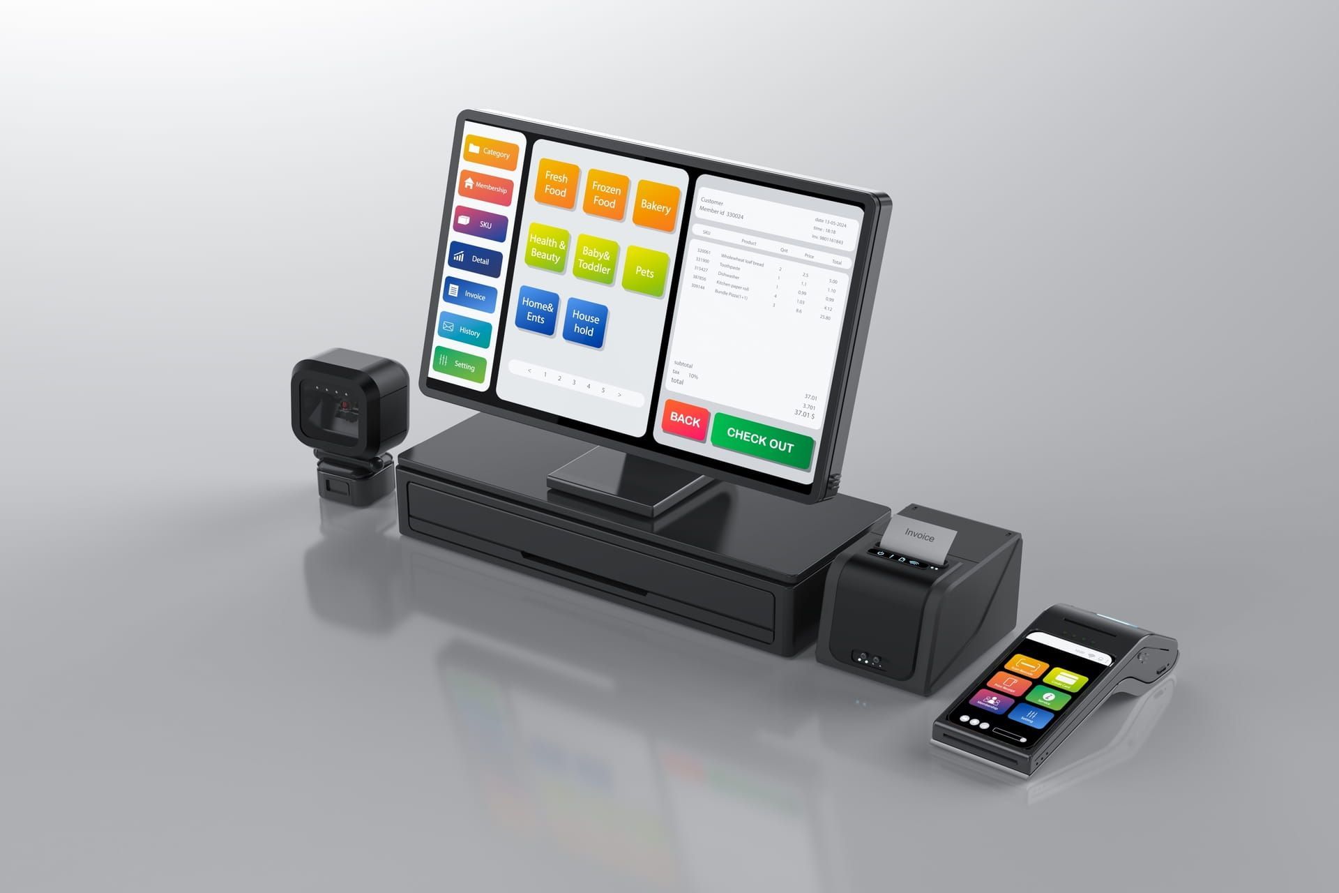 POS Machines in UAE - Dubai - Best Price & Installation - AMJ