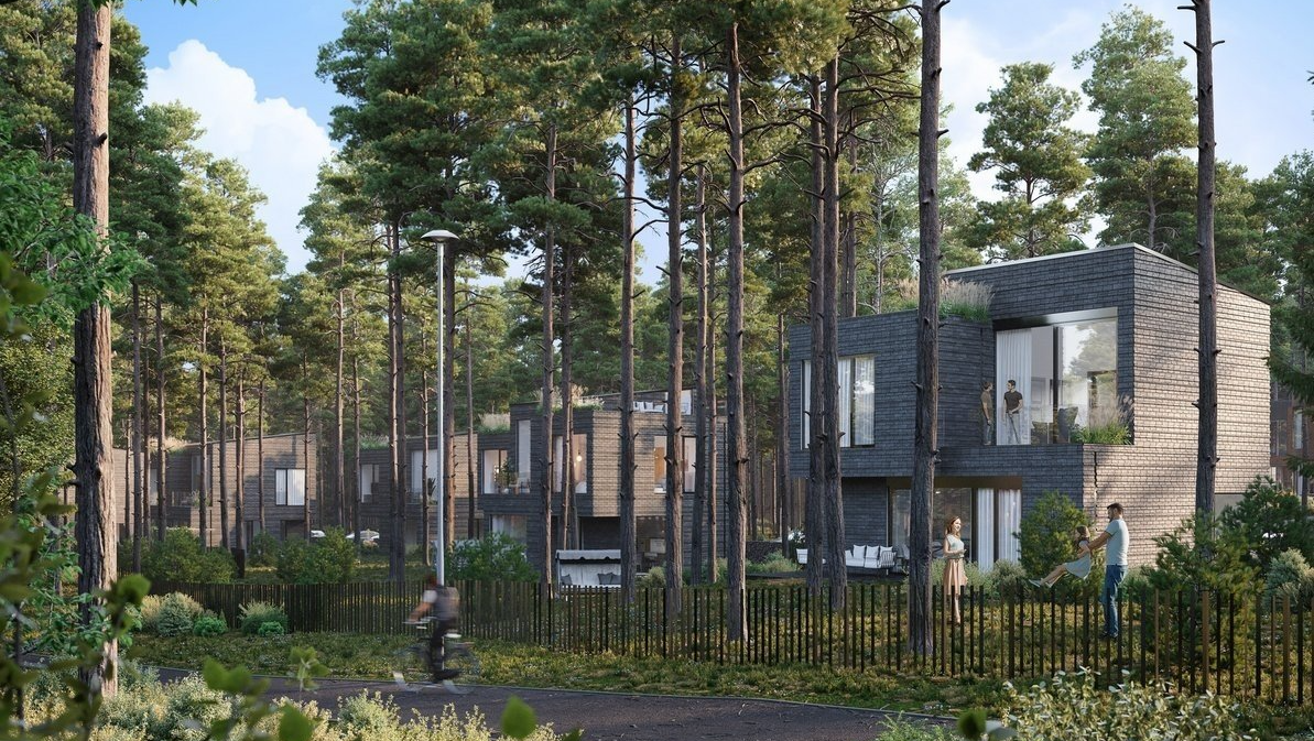 Dešimties dvibučių gyvenamųjų namų Girulių pl. 13, Klaipėdos m., statybos projektas