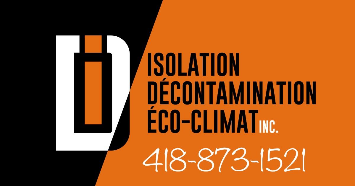 Un logo pour isolation décontamination eco-climat inc.