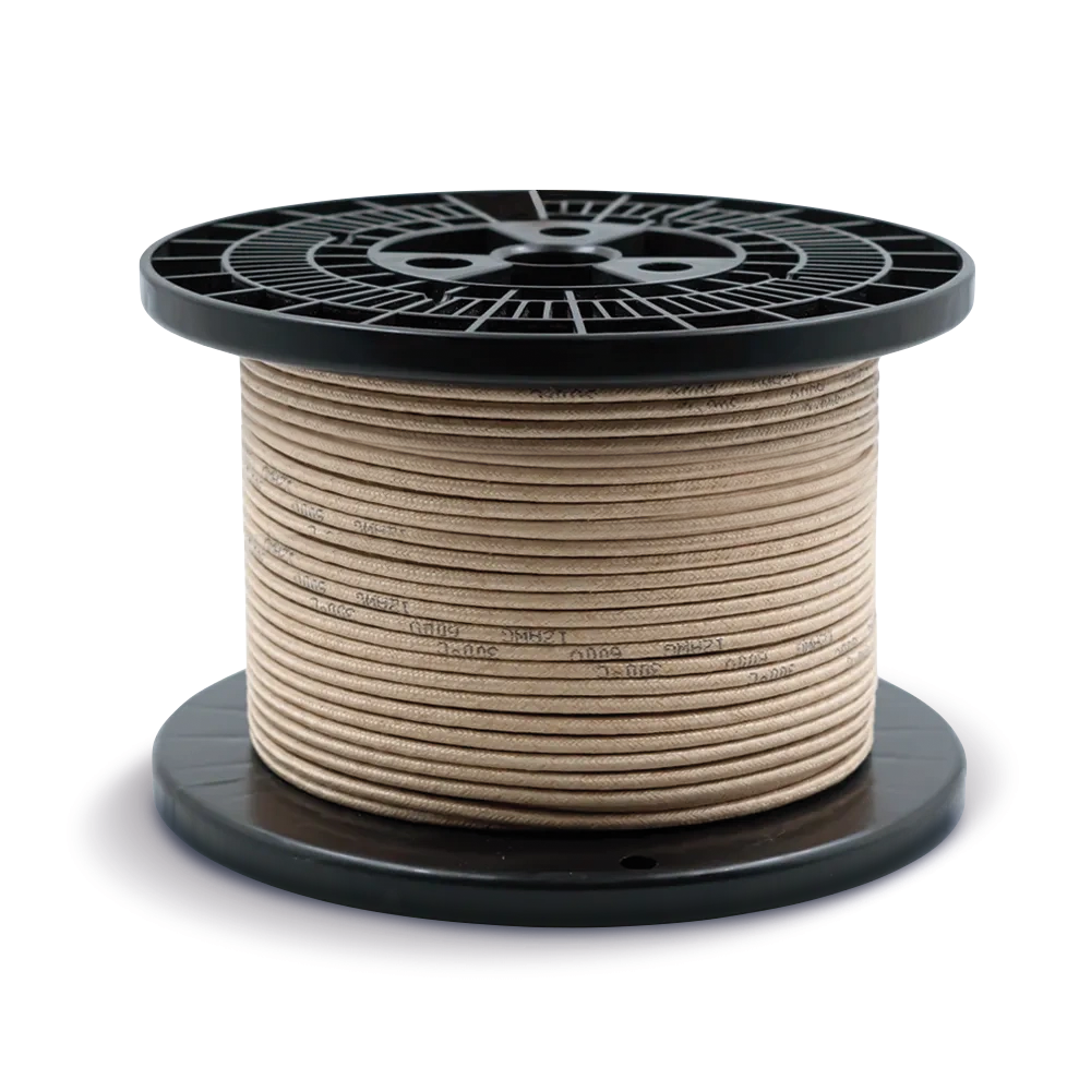 Cable alta temperatura 300 grados calibre  8 forro fibra de vidrio