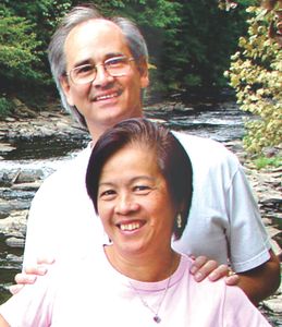 Wendell Martin, author of GO NOW!, with his wife, Daisy.