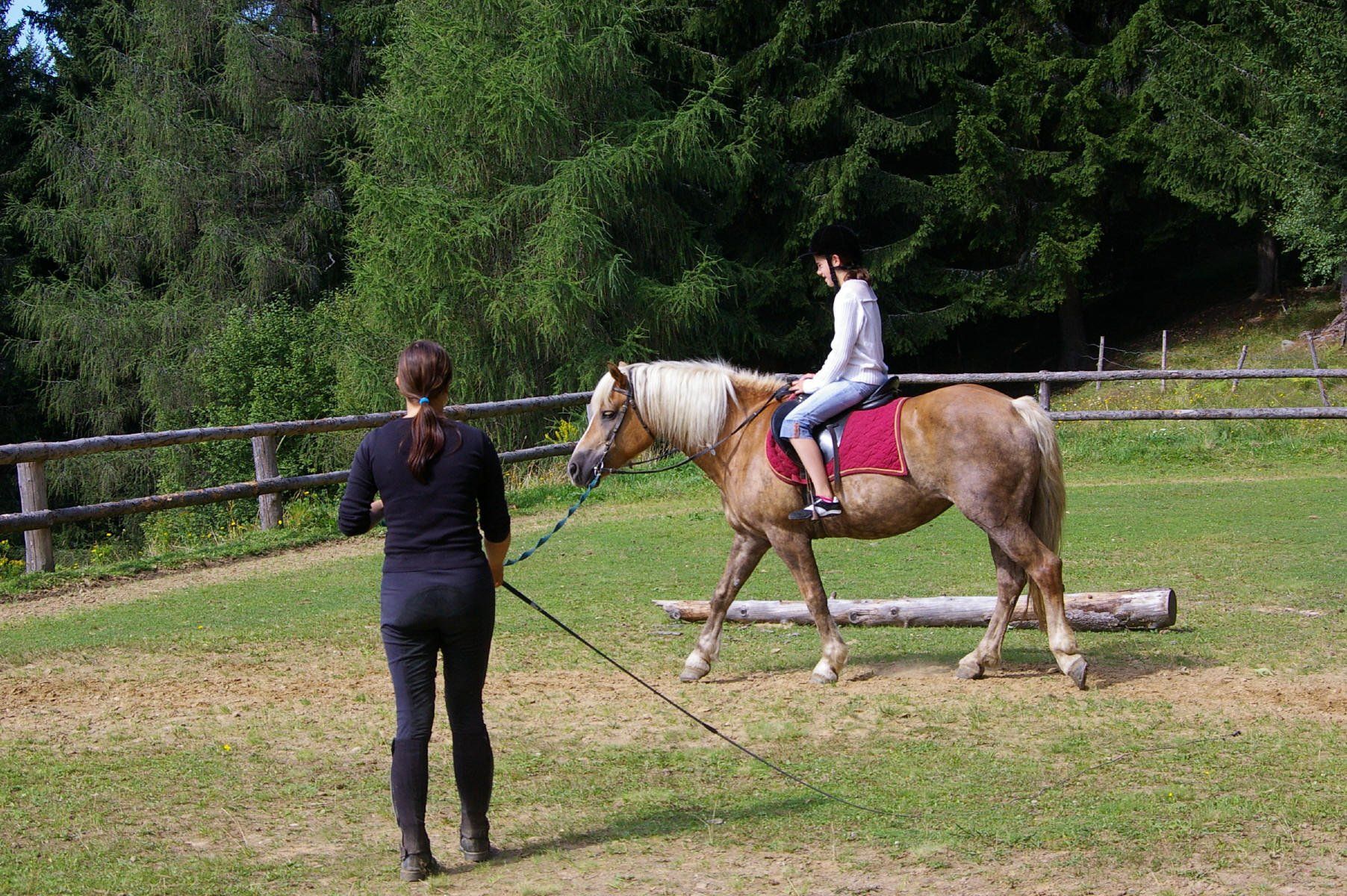 Guided riding for children