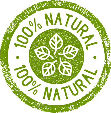 Stempel 100% natural