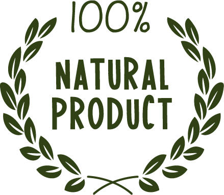 Stempel 100% natural produkt