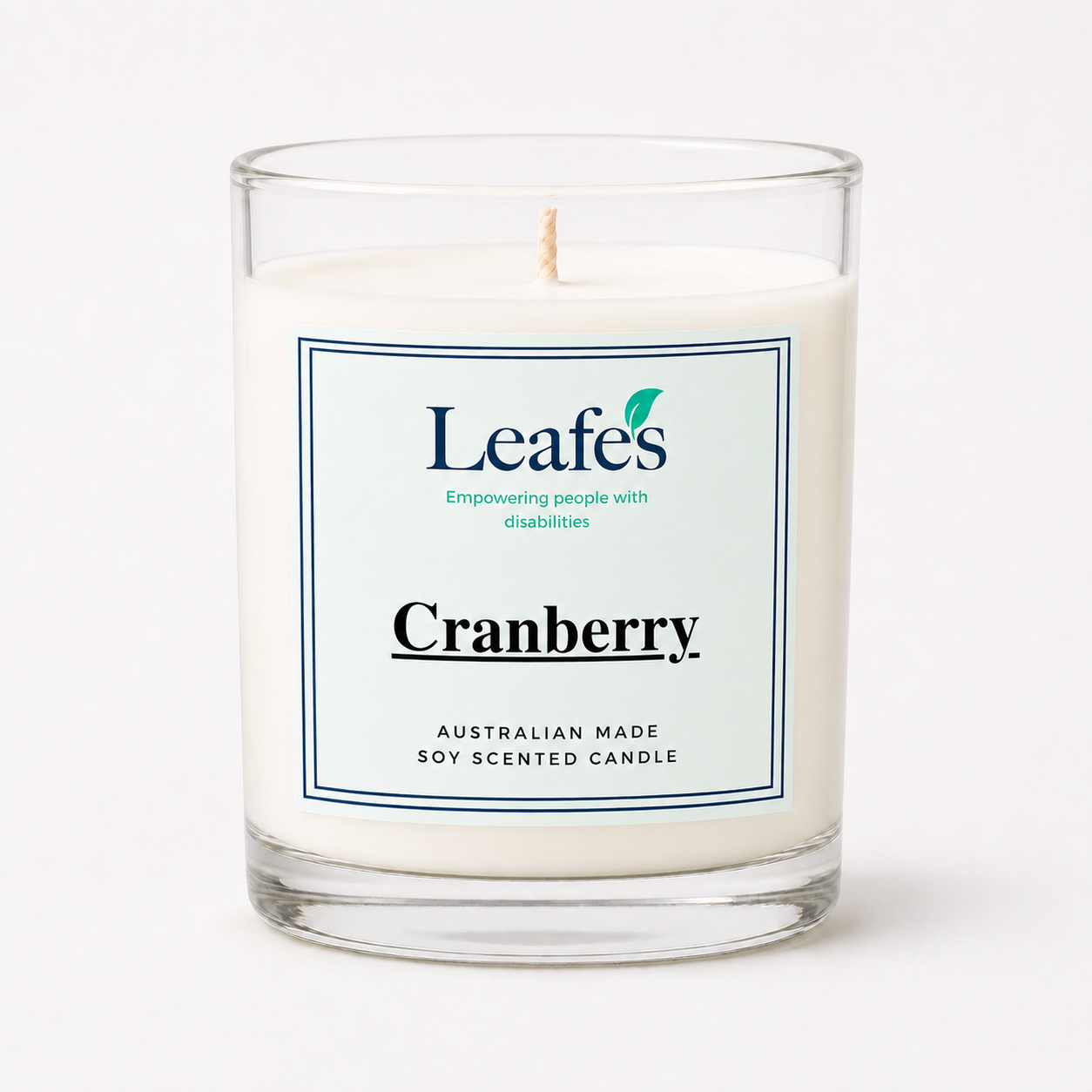 Leafe’s Cranberry Candle