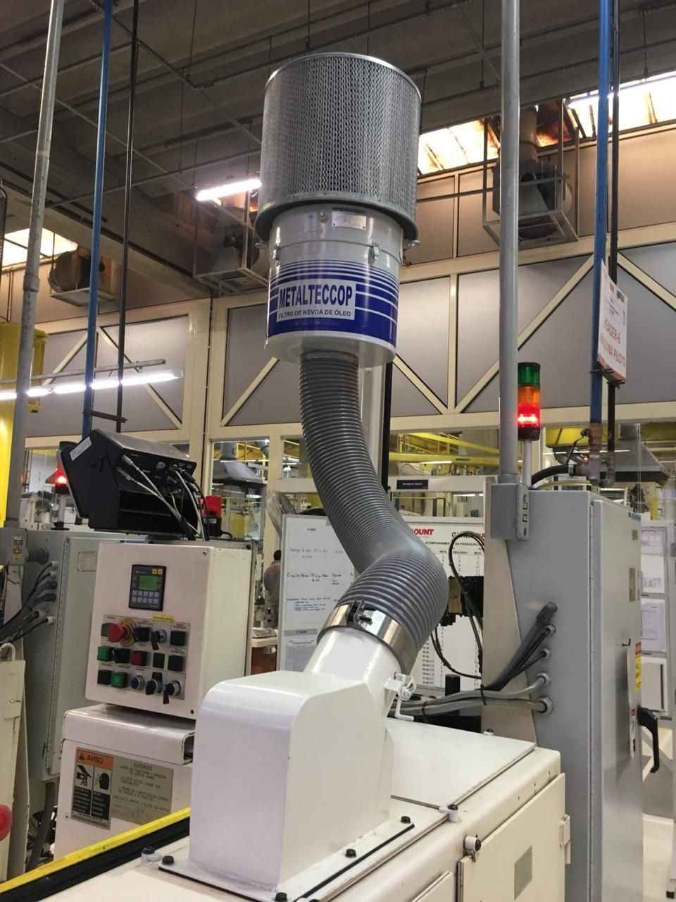 Filtro Eliminador de Névoa com Pós Filtro para Fumaça Seca