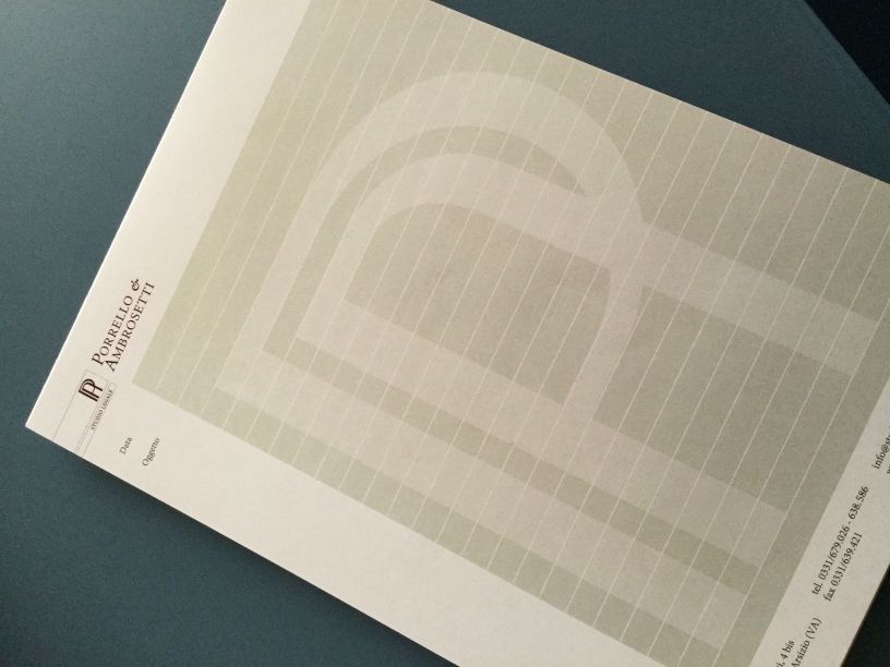 Carta da lettere con filigrana 