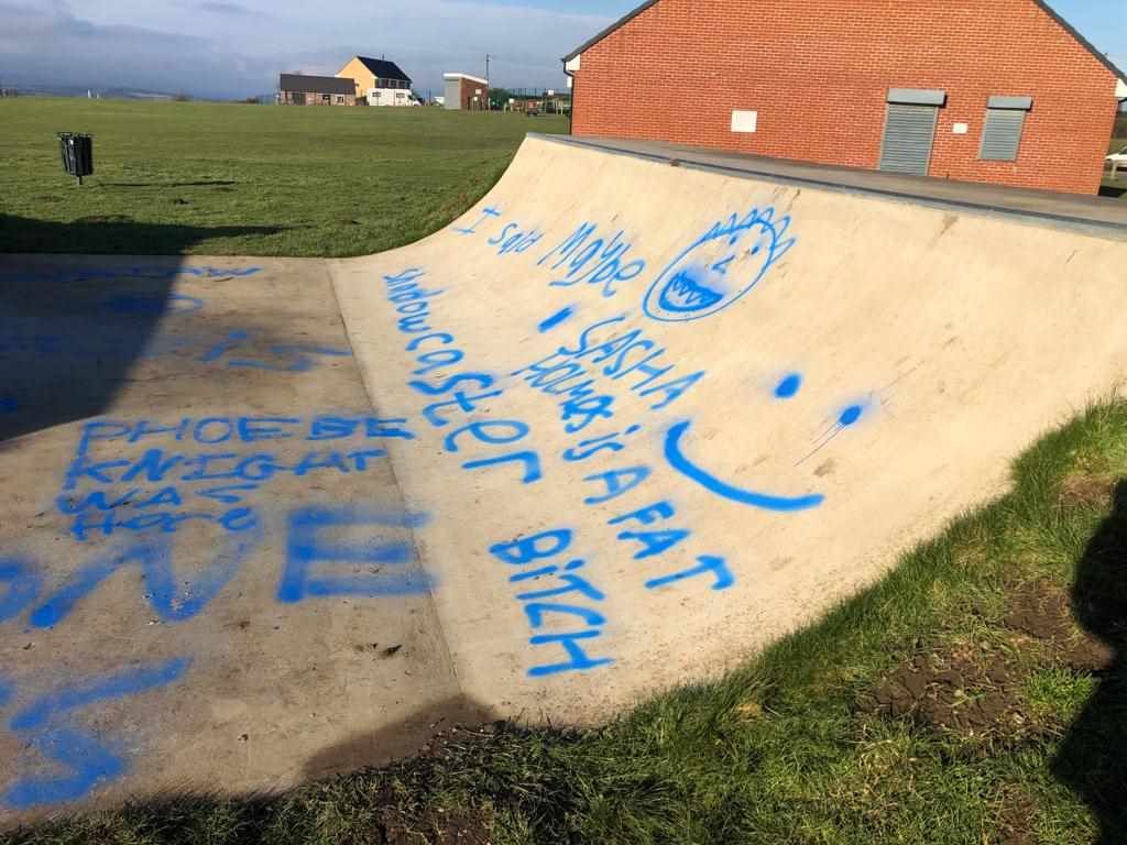 Graffiti on a Skate Park