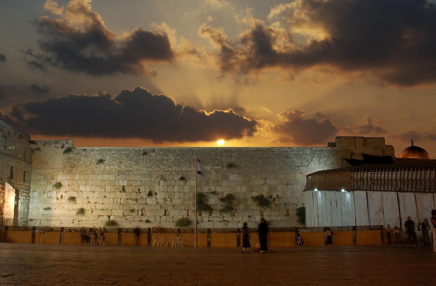 הכותל המערבי - זריחה