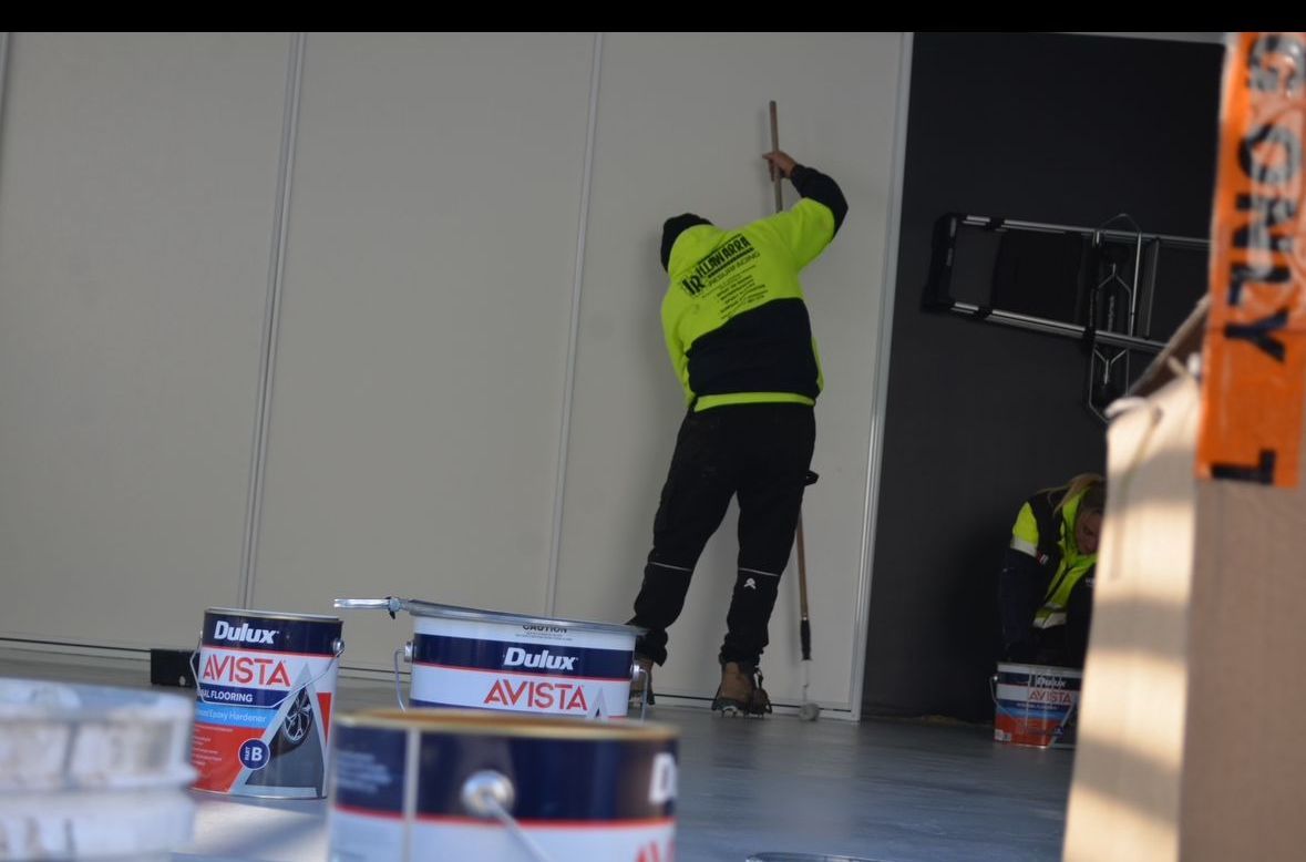 A Room with A Concrete Floor and A Concrete Wall — Illawarra Resurfacing Pty Ltd in Balgownie, NSW