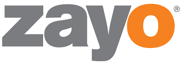 Zayo logo: gray text