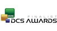 The logo for the finalists of the dcs awards