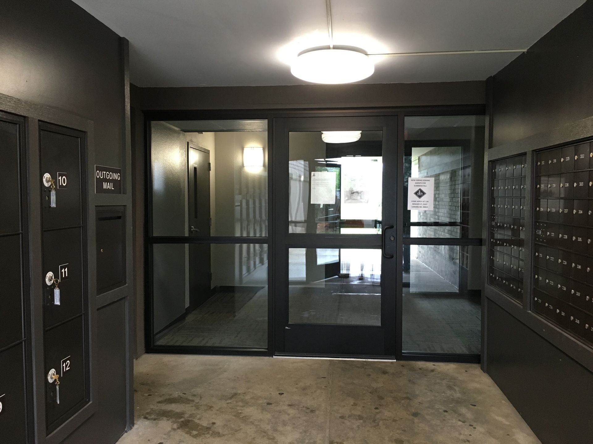 Entry doors installed