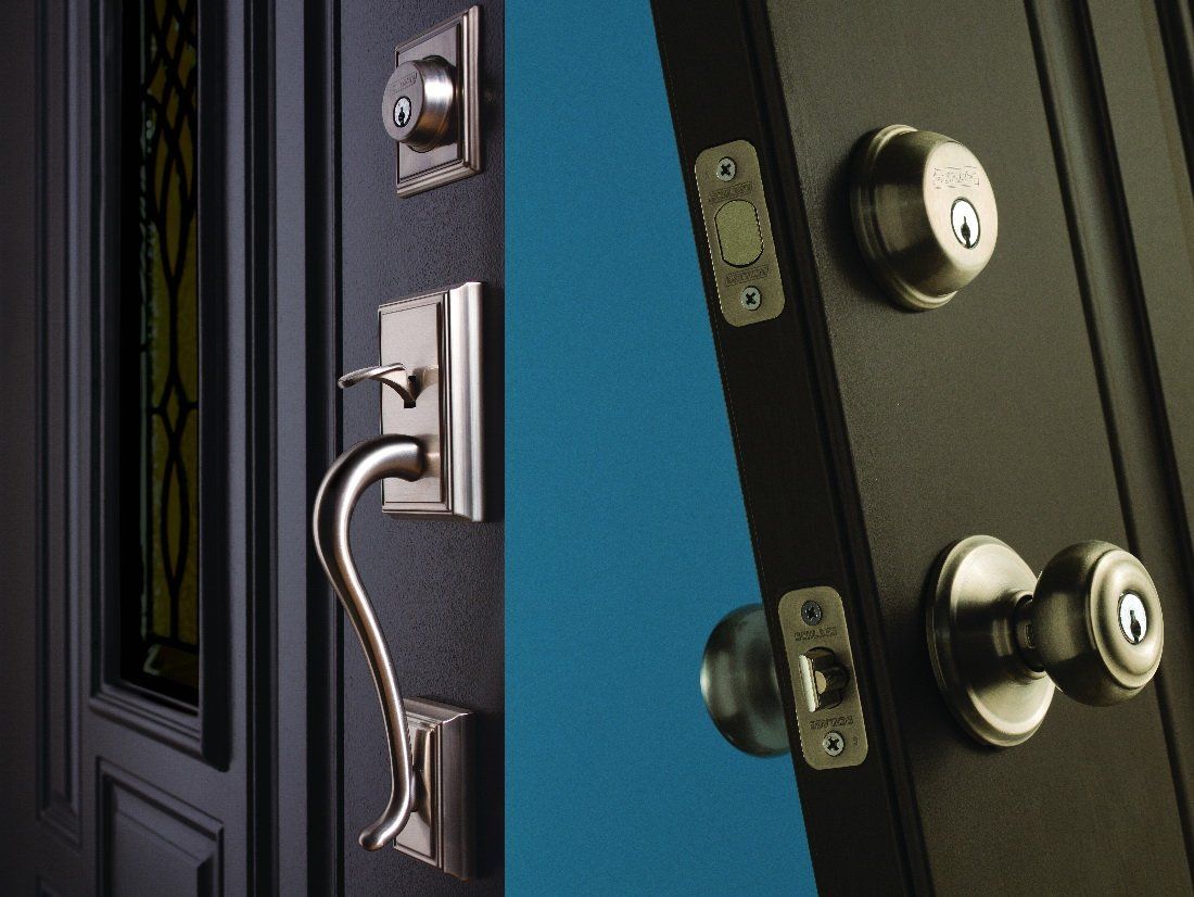 Doors with Handles and Locks