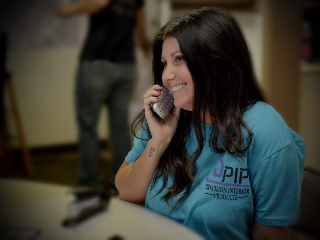 Worker Answers Customer's Calls