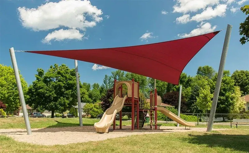 Shade Sail covering a playground