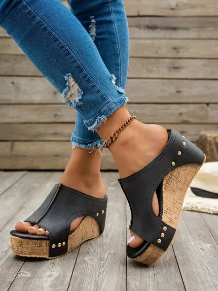 Women's  Retro Wedge Sandals