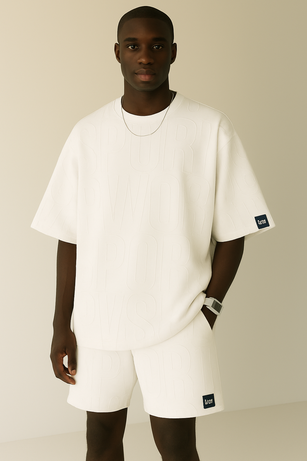 Men’s Casual Knit Short Set