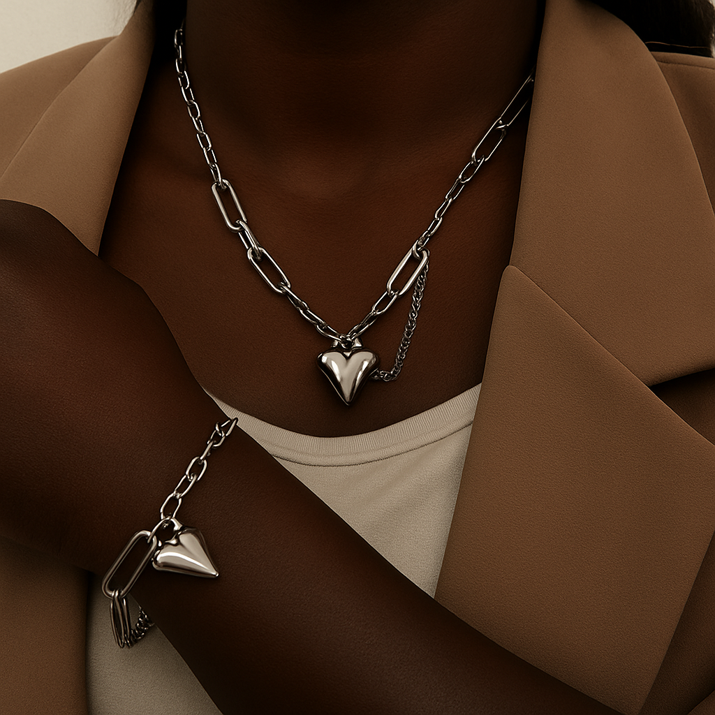 Women's Stainless Steel Jewelry Set