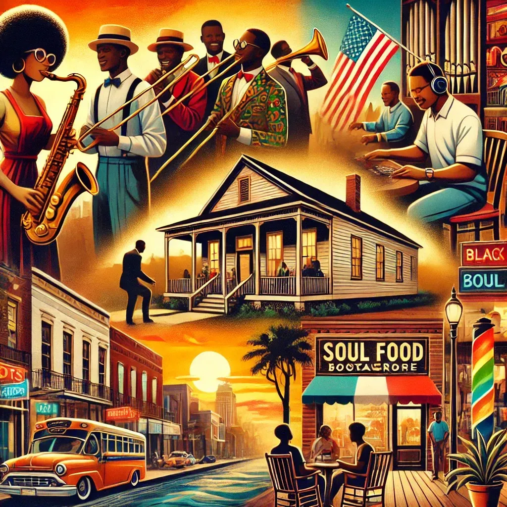 A highway going through a city at night