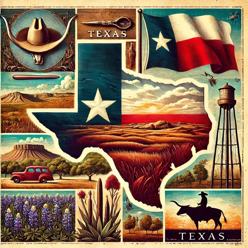 A city skyline with a bridge and flowers in the foreground