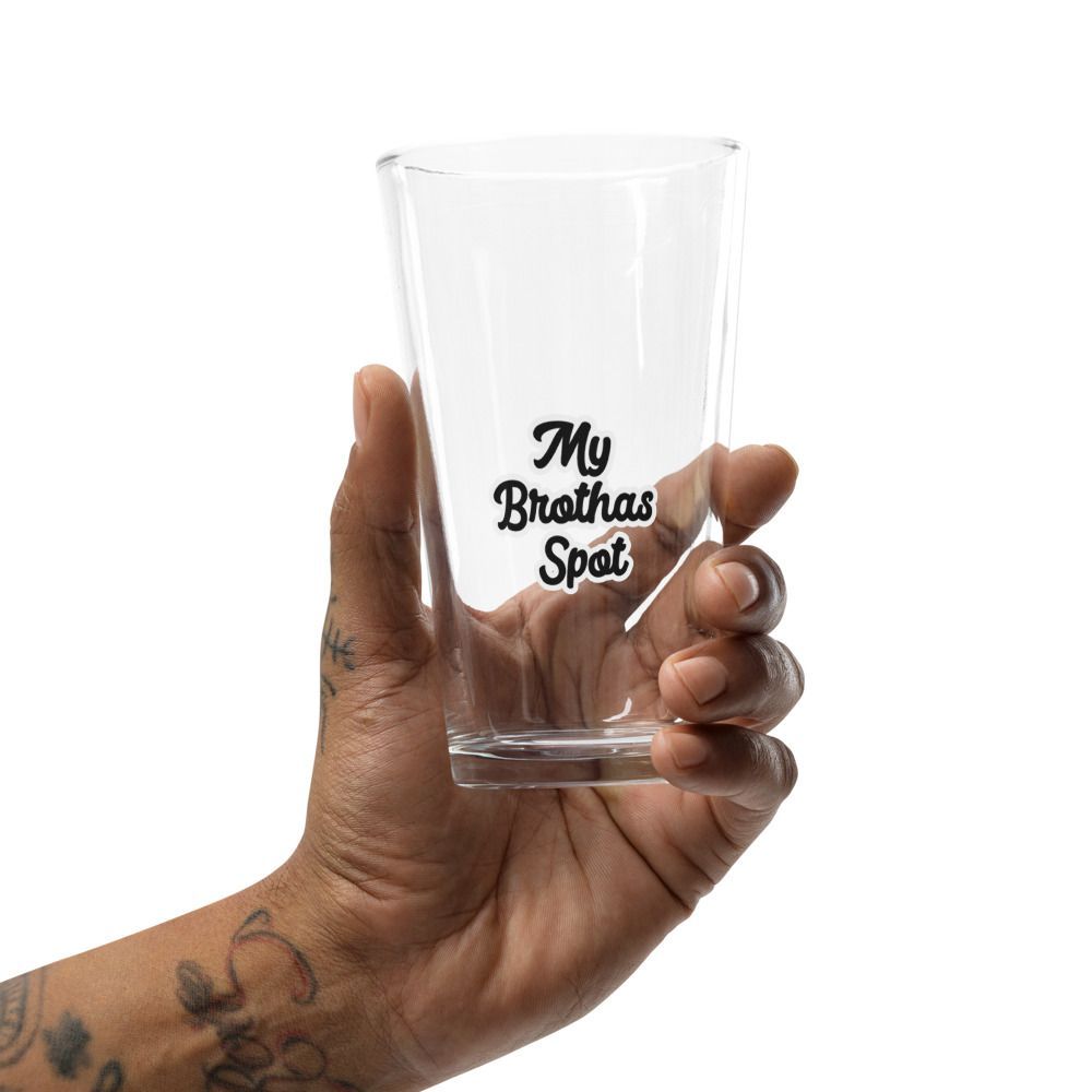Mbs Shaker pint glass