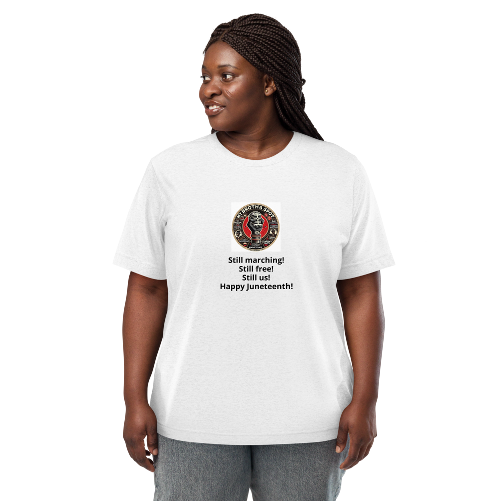 Mbs Fist Juneteenth Tri-Blend T-Shirt