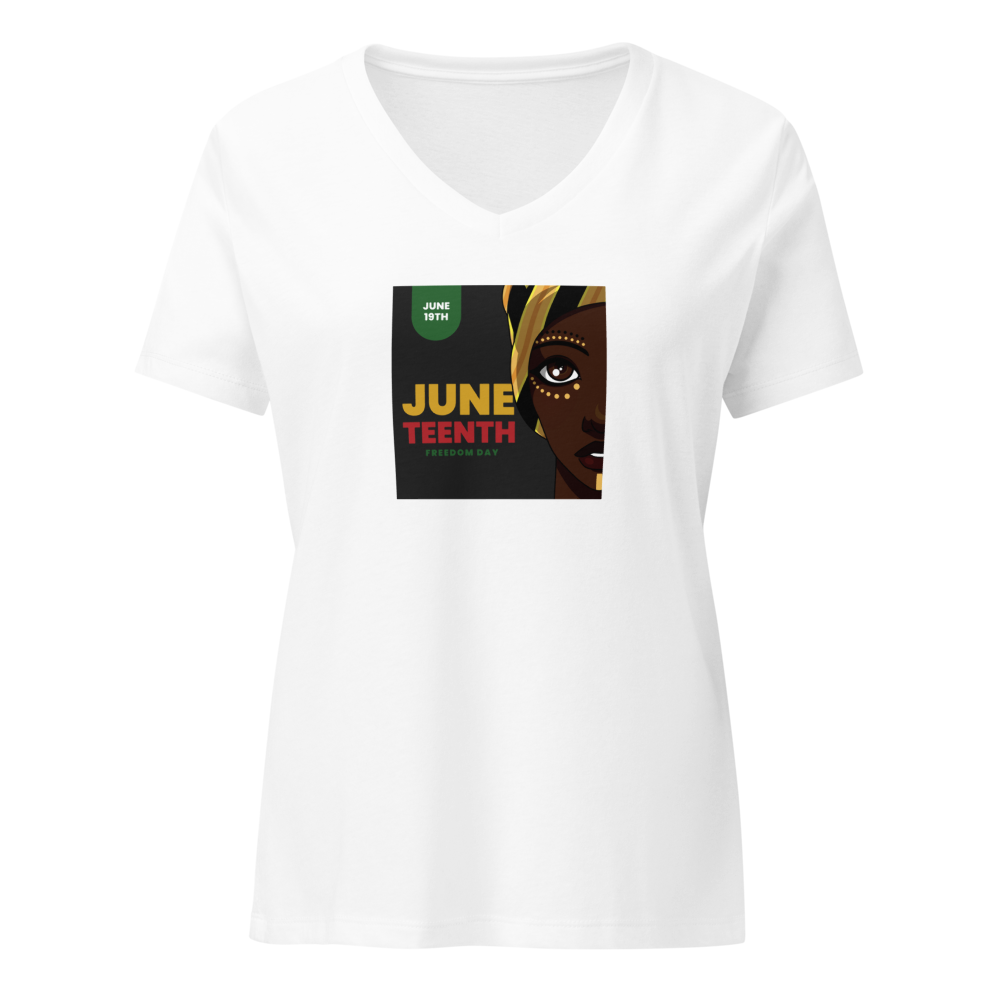 Juneteenth V-Neck T-Shirt