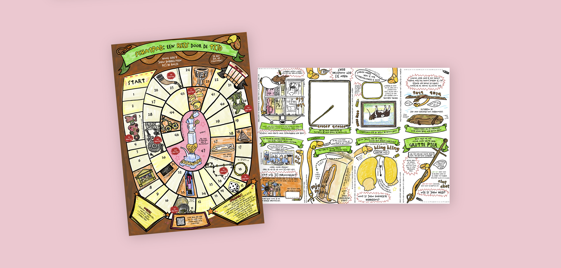 Flyer | Speurtocht boekje | Fries Museum