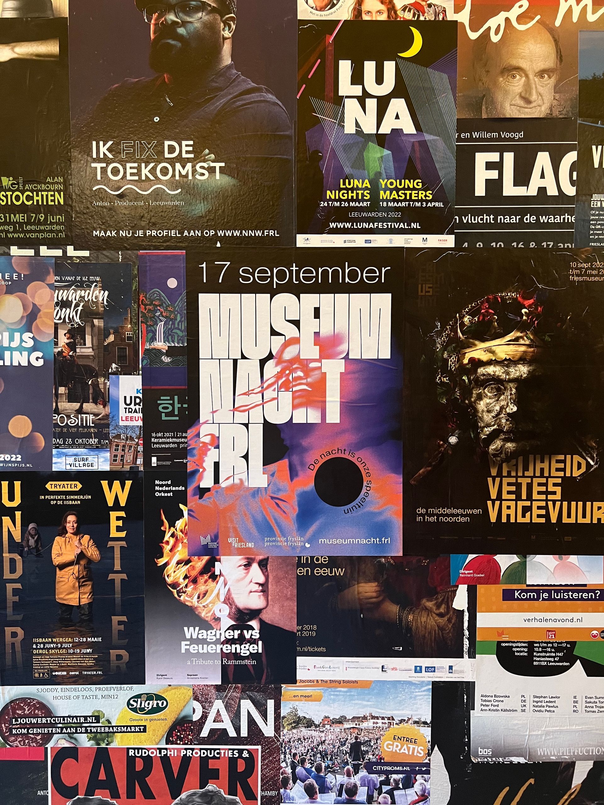 Poster Museumnacht Friesland