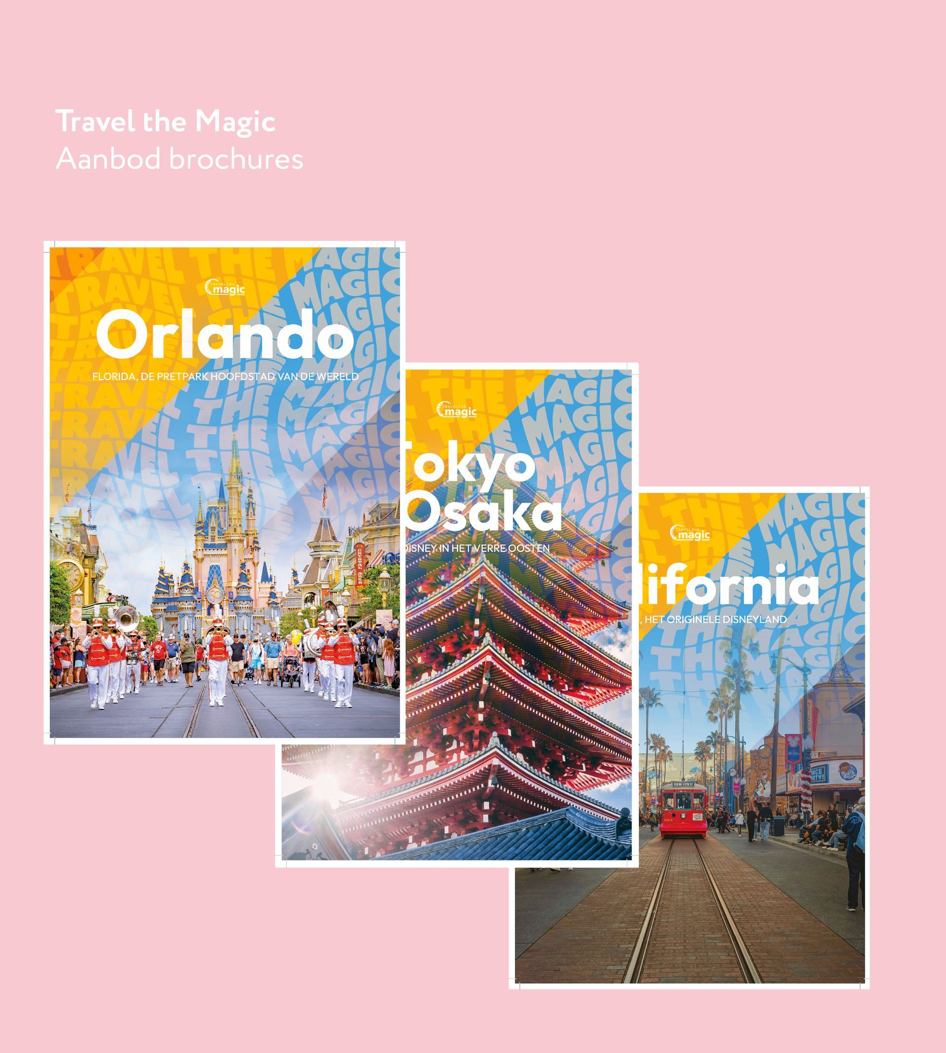 Brochures voor Travel the Magic