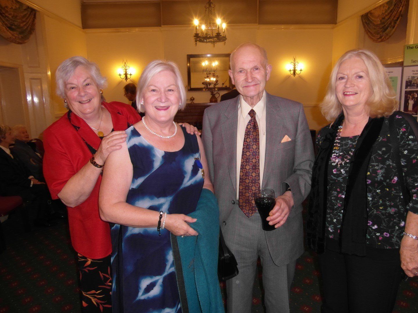 Pat Duguid, Jane Brown, Eric Archibald, Jackie Higgins, Murray Arms, Gatehouse of Fleet