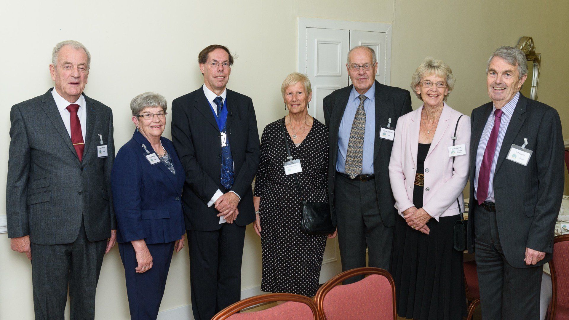 Trustees Sandy Rankin, Anne George, Angus Rex, Sandra Mackinnon, George Gillespie, Anne Rankin, Bill Hewitt - Murray Arms, Gatehouse of Fleet